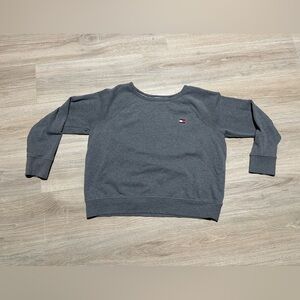 Tommy Hilfiger Gray Sweatshirt with small Logo size large